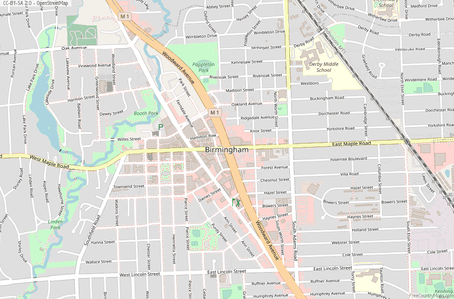 Birmingham Map United States Latitude & Longitude: Free Maps