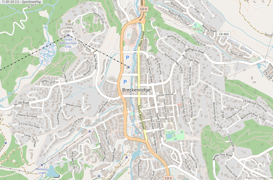 Breckenridge Map United States Latitude & Longitude: Free Maps