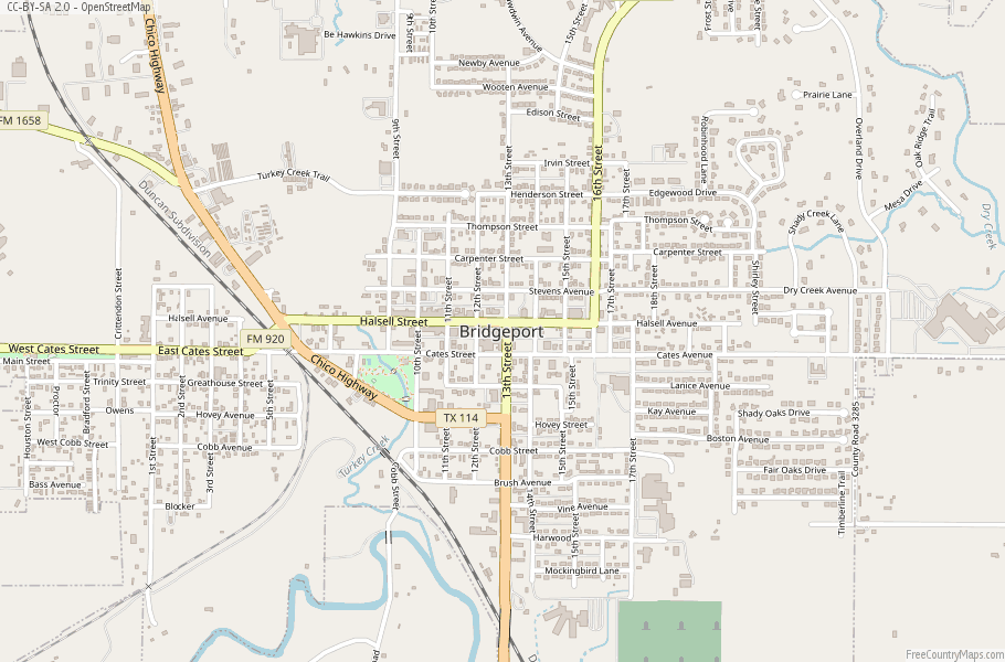 Bridgeport Map United States 151846736 
