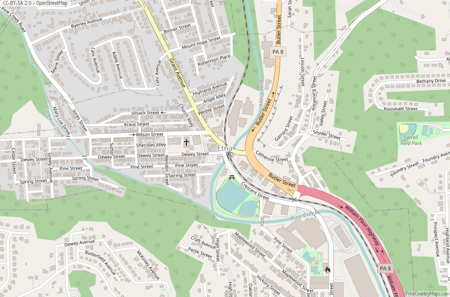 Etna Map United States Latitude & Longitude: Free Maps