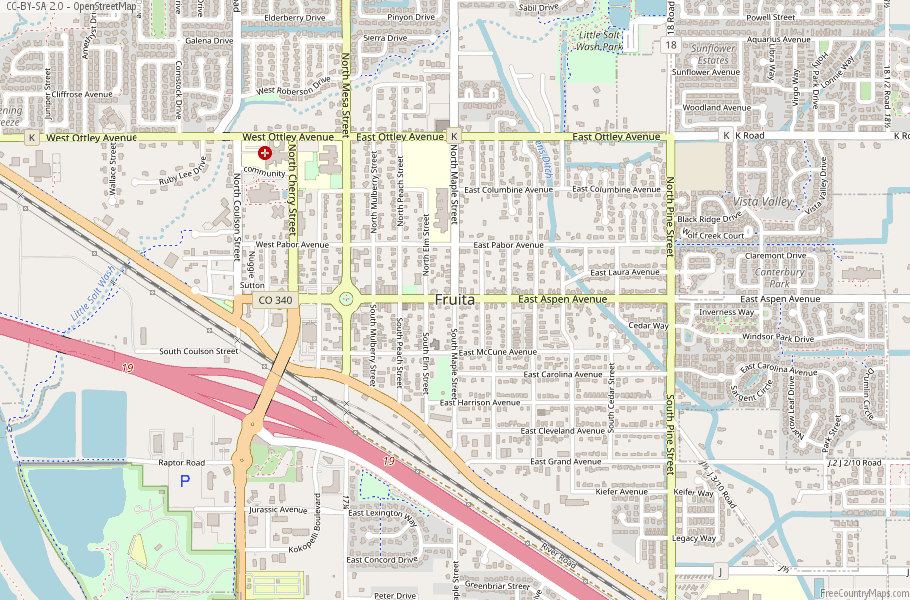 Fruita Map United States Latitude & Longitude: Free Maps