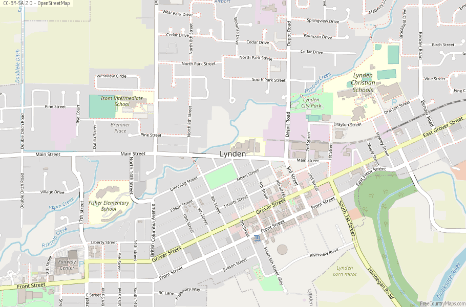 Lynden Map United States Latitude & Longitude: Free Maps