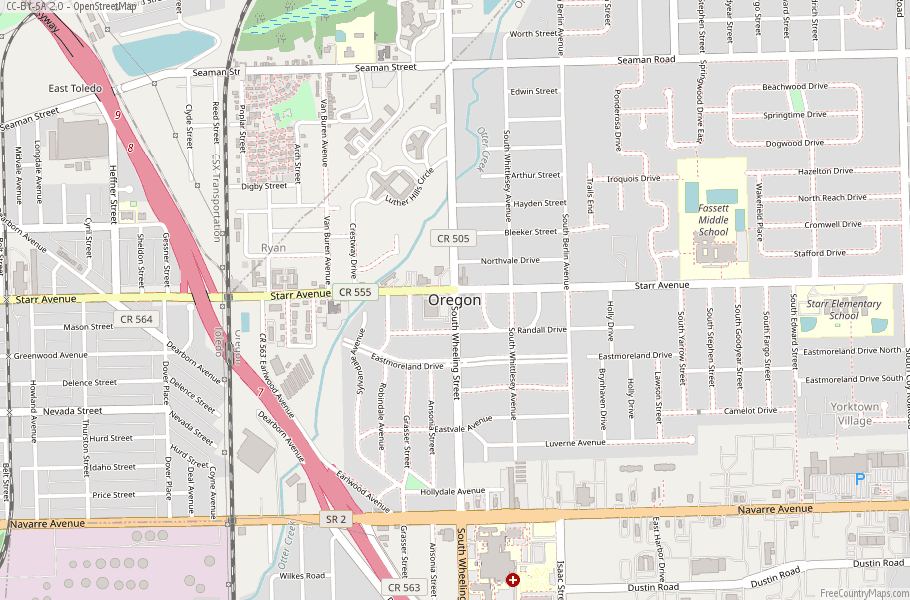 Oregon Map United States Latitude & Longitude: Free Maps