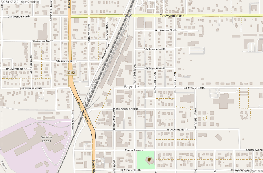 Payette Map United States Latitude & Longitude: Free Maps