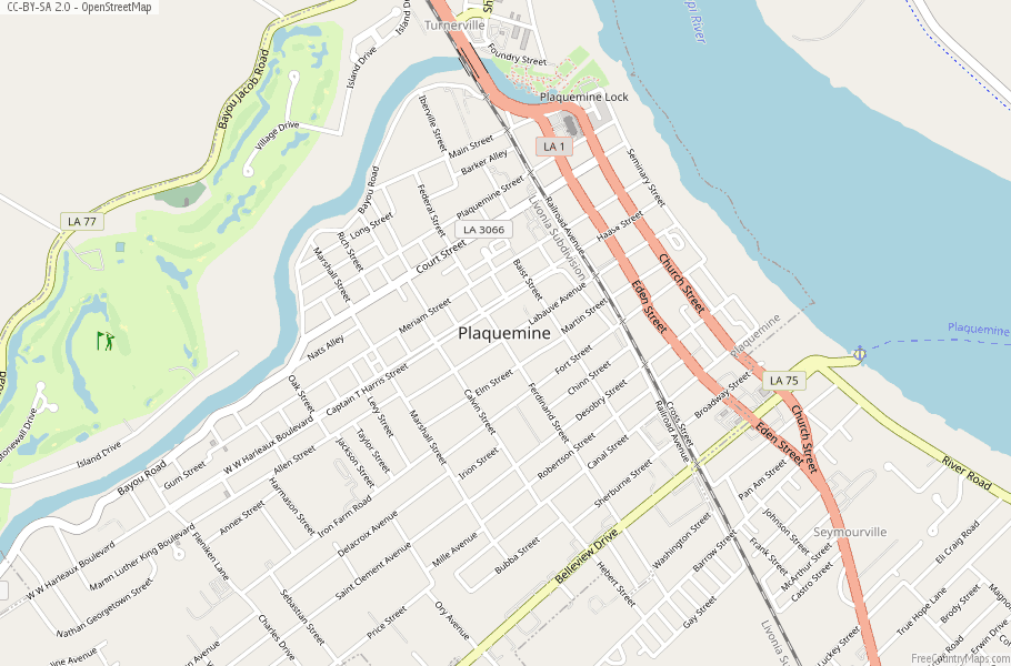 Plaquemine Map United States Latitude Longitude Free Maps   Plaquemine Map United States 151364047 