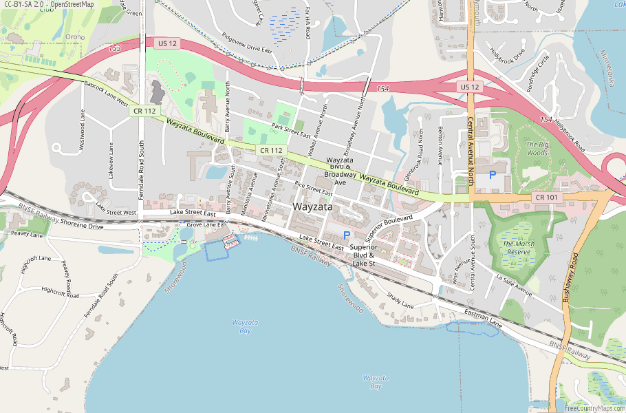 Wayzata Map United States Latitude & Longitude: Free Maps