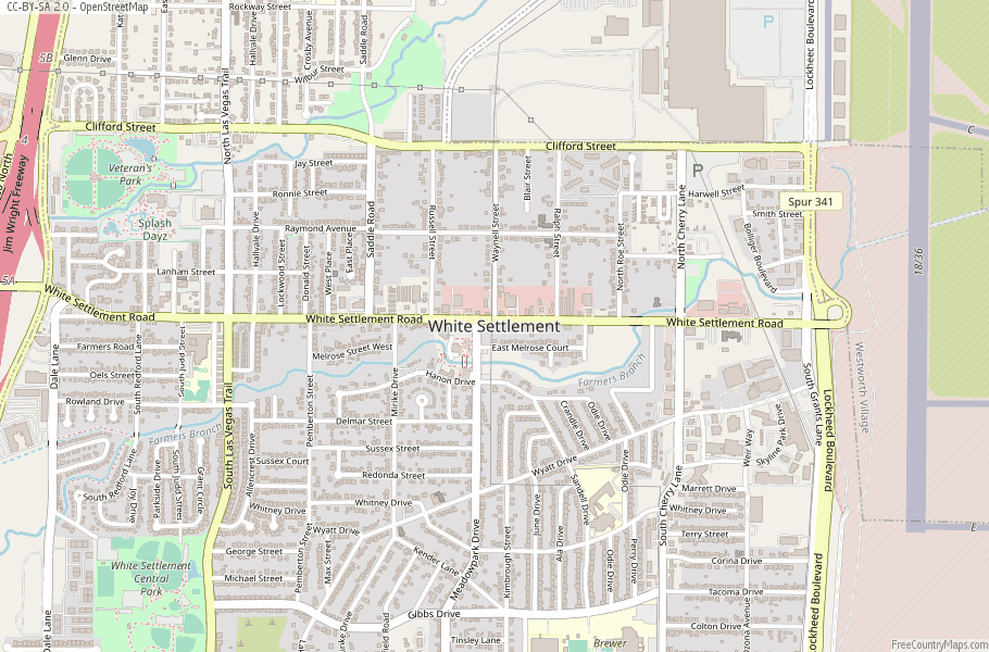 White Settlement Map United States Latitude & Longitude: Free Maps