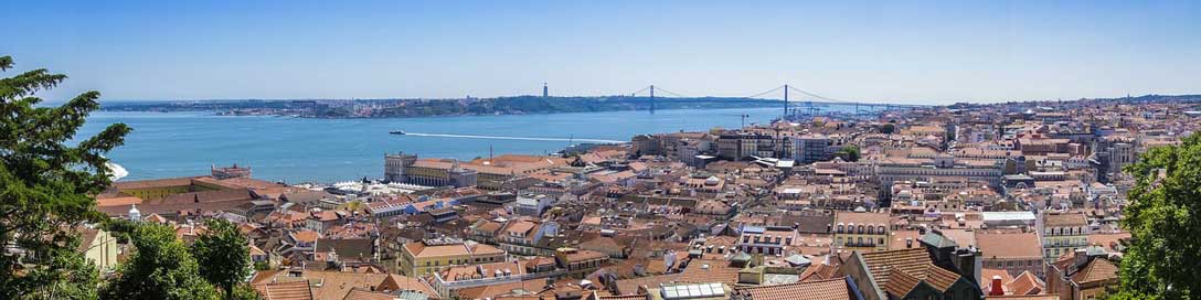 Lisbon Panorama Castle-Of-Sao-Jorge View Picture