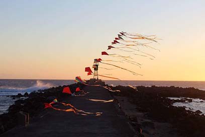 Sunset Kite Saint-Pierre Reunion-Island Picture