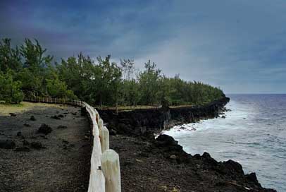 Reunion-Island Sky Sea Lava Picture