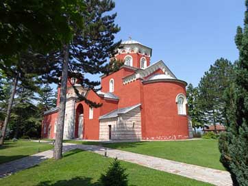 Serbia Zica-Monastery Serbian-Orthodox Monastery Picture