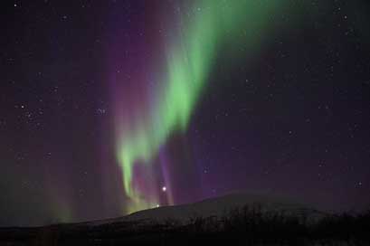 Northern-Lights Aurora-Borealis Lapland Sweden Picture