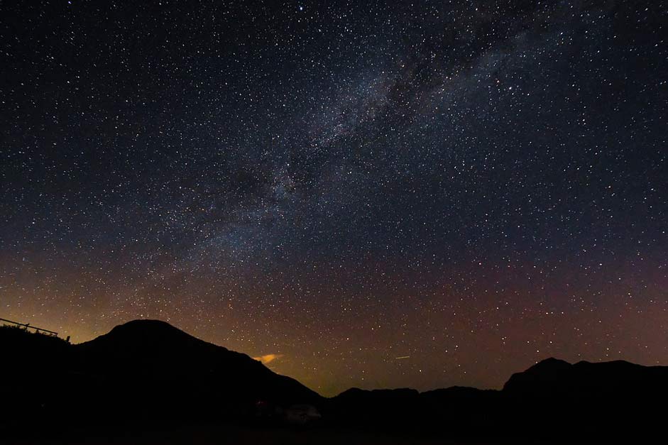  Night-View Galaxy Taiwan-Hehuan-Mountain